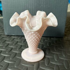 Fenton Rose Pink Vase